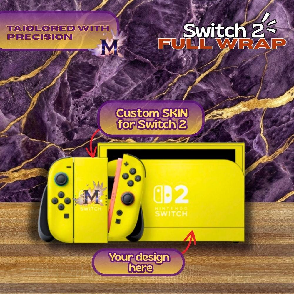 Custom Nintendo Switch 2 skin by Mind Art Atelier