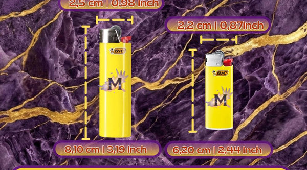 Custom BIC lighter wrap by Mind Art Atelier
