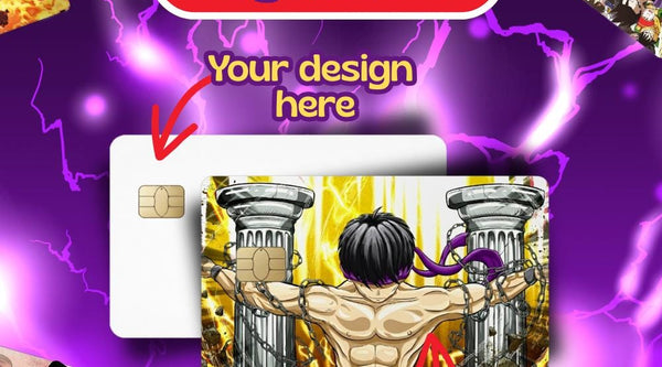Custom credit card skin with photo by Mind Art Atelier