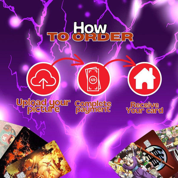 Custom anime credit card skin with your photo – Mind Art Atelier, photo 5