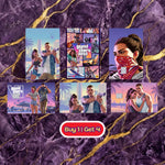 GTA 6 holographic credit card skin pack by Mind Art Atelier