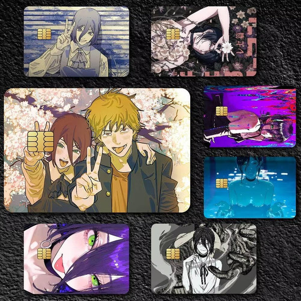 Chainsaw Man Reze Anime Kreditkarten Skin 4er-Pack von Mind Art Atelier