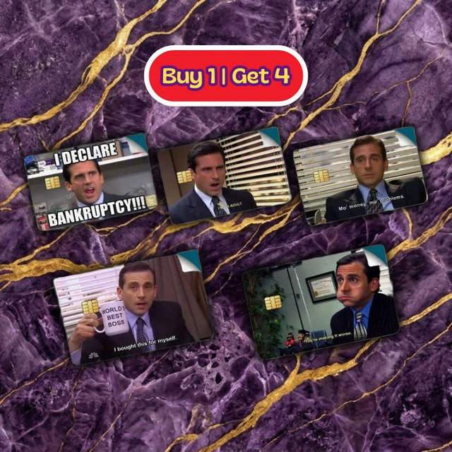 Skin meme divertente The Office per carta di credito, Mind Art Atelier