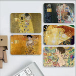 Klimt art credit card skin pack by Mind Art Atelier