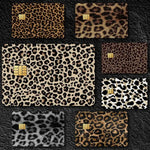 Leopard print holographic credit card skin pack by Mind Art Atelier