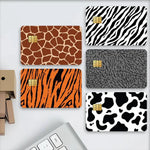 Pack di skin olografiche animalier per carta di credito, Mind Art Atelier