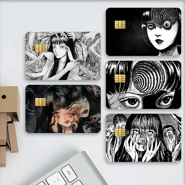 Junji Ito Tomie Manga Kreditkarten Skin 4er-Pack von Mind Art Atelier