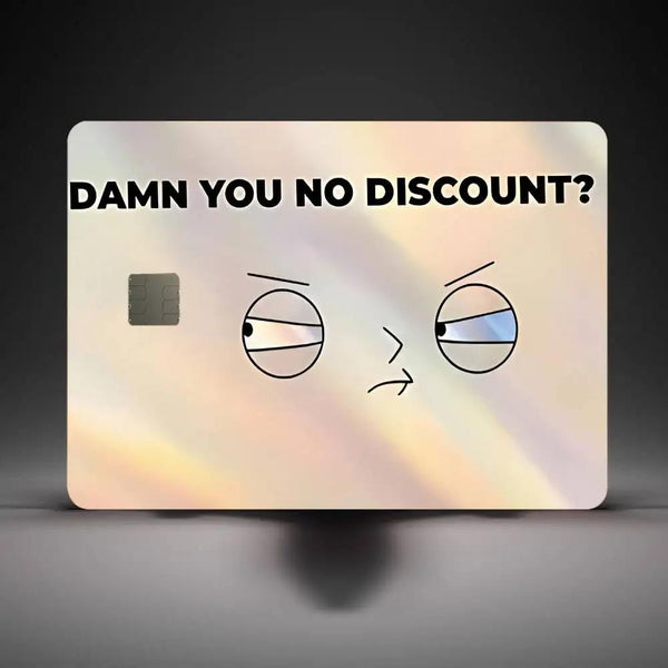 Holografischer Family Guy Kreditkarten Skin von Mind Art Atelier
