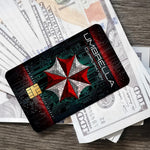 Skin Umbrella Corporation para Tarjeta de Crédito Pack x4 | Pegatina Resident Evil para Tarjeta de Débito