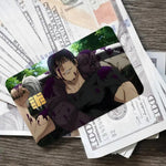 Skin pour Carte Bancaire Jujutsu Kaisen | Sticker Anime JJK pour Carte de Débit, Achetez-en 1 Recevez-en 4