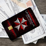 Skin Umbrella Corporation para Tarjeta de Crédito Pack x4 | Pegatina Resident Evil para Tarjeta de Débito