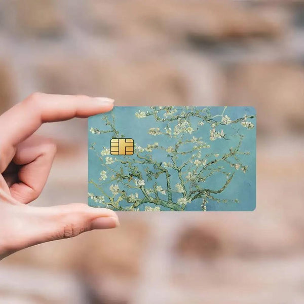 Skin Van Gogh para Tarjeta de Crédito Pack x4 | Pegatina Arte Impresionista para Tarjeta de Débito