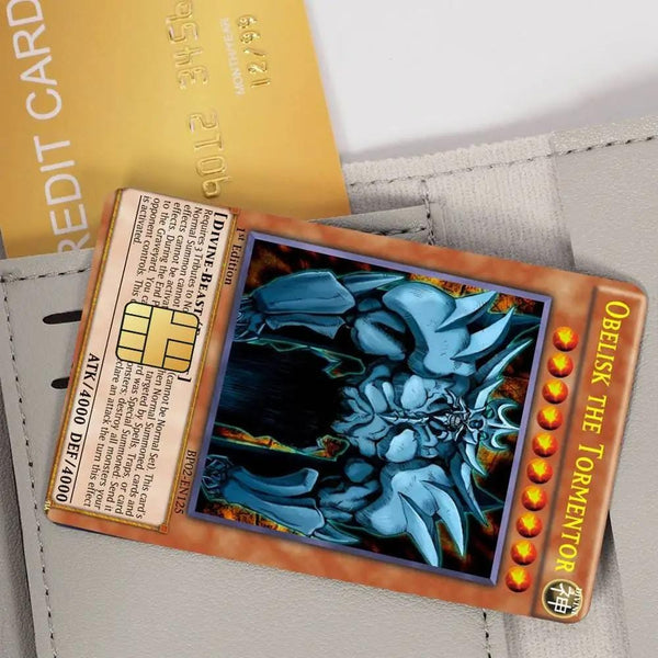 Skin Yu-Gi-Oh para Tarjeta de Crédito Pack x4 | Pegatina Anime TCG para Tarjeta de Débito