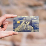 Lot de 4 Skins pour Carte Bancaire Chainsaw Man Reze | Sticker Anime pour Carte de Débit