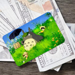 Skin Totoro para Tarjeta de Crédito Pack x4 | Pegatina Anime para Tarjeta de Débito