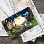 Skin Totoro para Tarjeta de Crédito Pack x4 | Pegatina Anime para Tarjeta de Débito